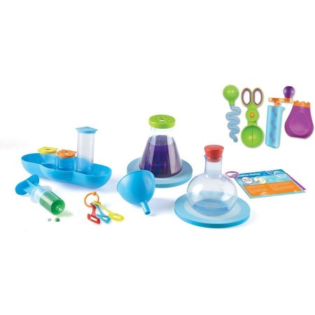 LEARNING RESOURCES Water Lab Classroom Set, 13"Wx7-1/4"Lx13"H, Multi LRNLER2946